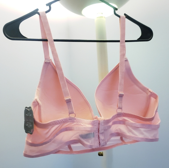 Lovely black fuchsia by secret lace 2pc bra set plus Sz-42C - Picture 4 of 15